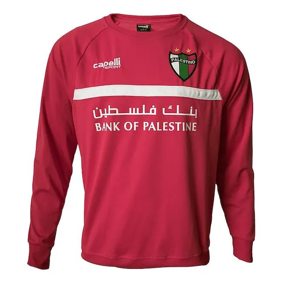 Polerón Palestino 2022 2023 Entrenamiento Rojo Capelli