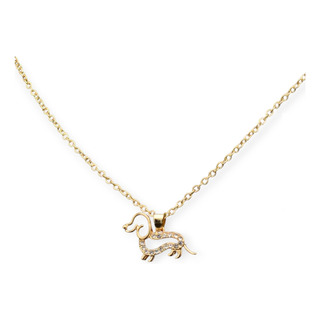 Collar Dije De Perro Salchicha Medalla Mujer Collar Dije De Perro Salchicha Medalla Mujer
