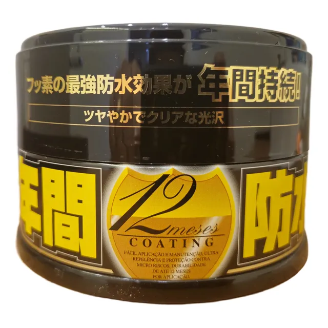 Soft99 Fusso Coat Cera Dark Cores Escuras 12 Meses 200g