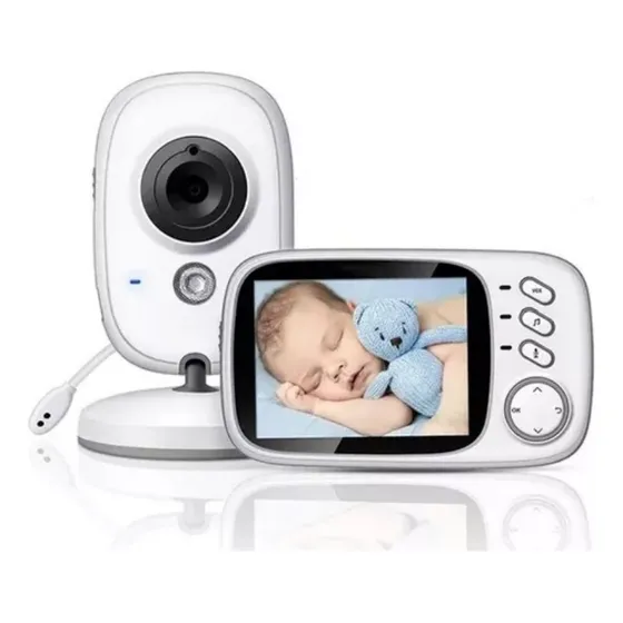 Camara Bebe Monitor Micrófono Audio Visión Nocturna 3.2''