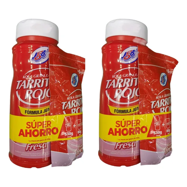 Tarrito Rojo Kola Granulada Multivitaminico Promocion 2