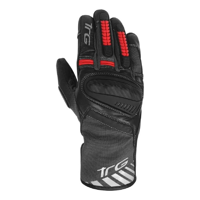 Guante Moto Spandex Cuero Protecciones Torque V-pro Talle Xl