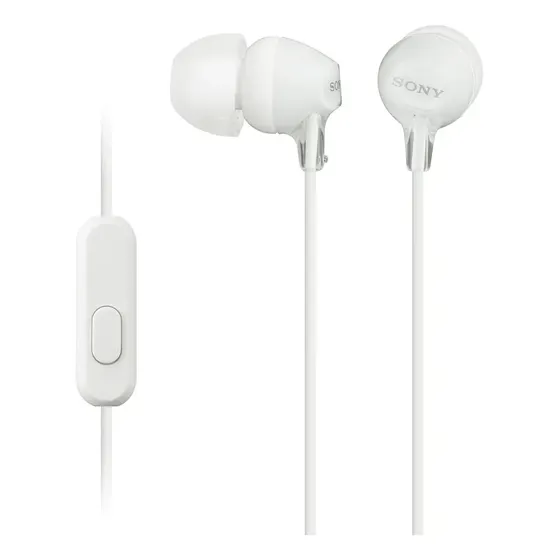 Audífonos in-ear Sony EX Series MDR-EX15AP blanco | Cuotas sin interés