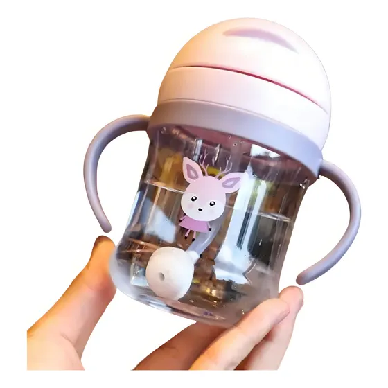 Vaso Aprendizaje Infantil Antiderrame Con Asas 250ml Conejo Una Ganga 240321