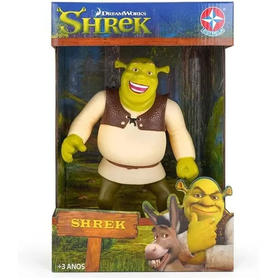 Boneco Shrek Edição Comemorativa Estrela 20 Anos