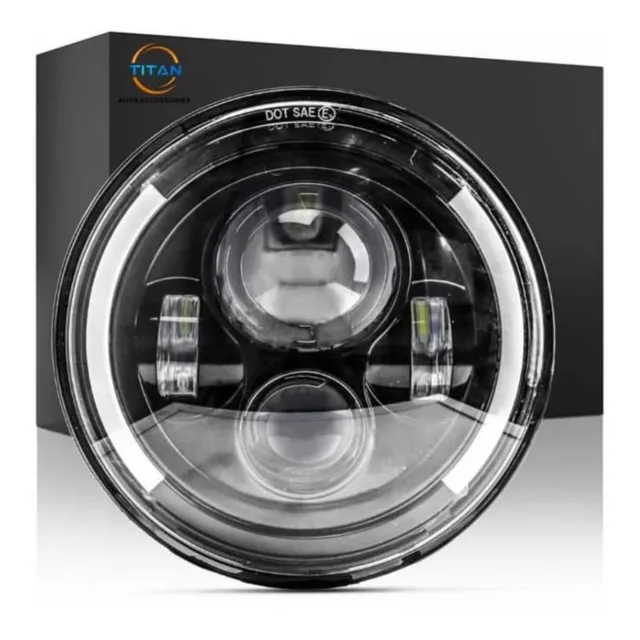 Faro Led 7 Pulgadas Remplazo Ojo De Angel Machito Montero 