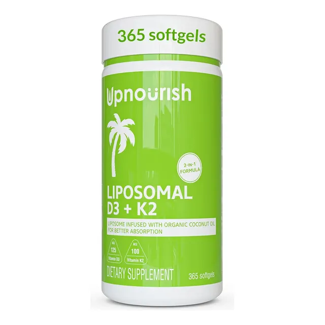 Liposomal D3 +k2 365 Softgels Upnourish