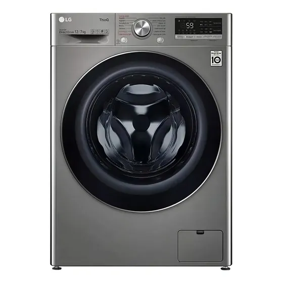 LG WD12VVC4S6C lavasecarropas automático inverter acero 12kg | Cuotas sin interés