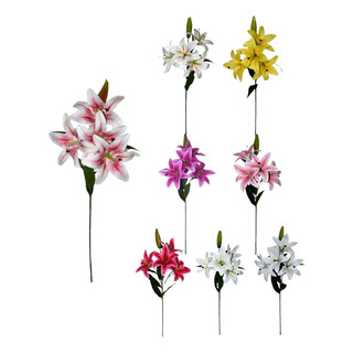 Vara De Flor Lily Artificial De Tacto Natural. Vara De Flor Lily Artificial De Tacto Natural.