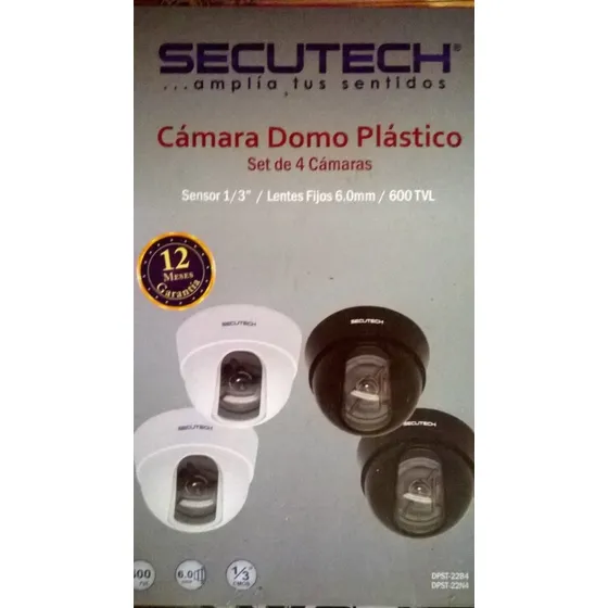 Kit 4 Camaras Seguridad Secutech Dpst-22n4