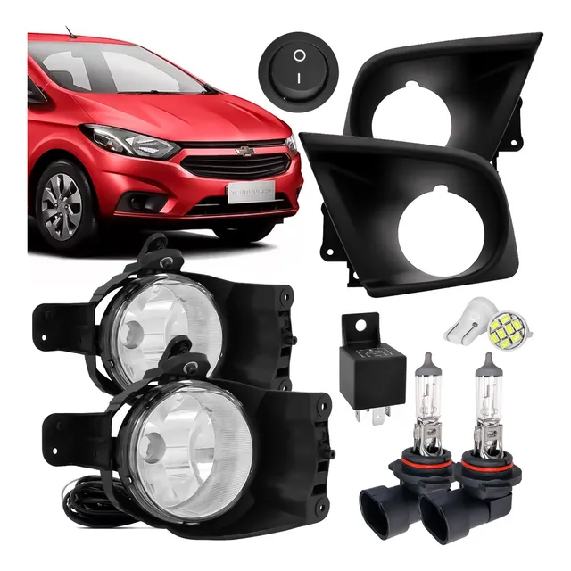 Kit Farol Milha Onix Joy 2019 +4 Brindes