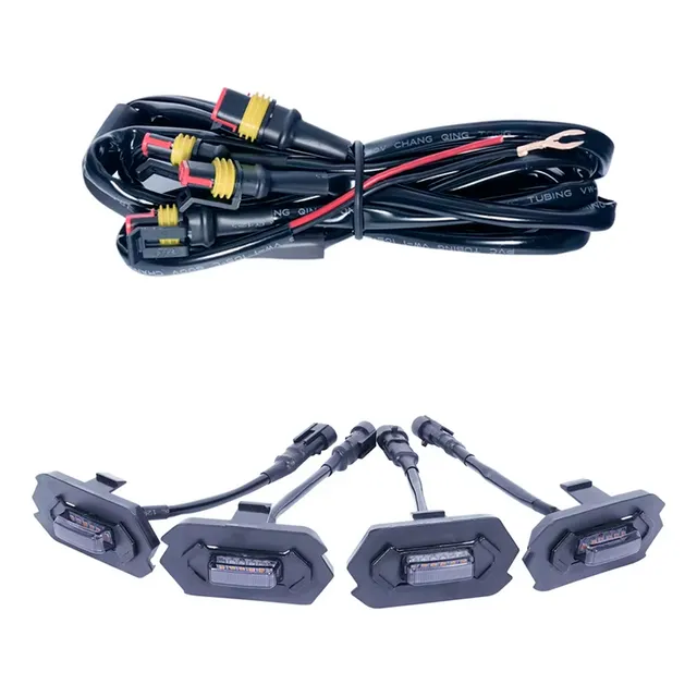 Luces Led Parrilla/careta Ford Ranger Limited T9 23+ Ámbar