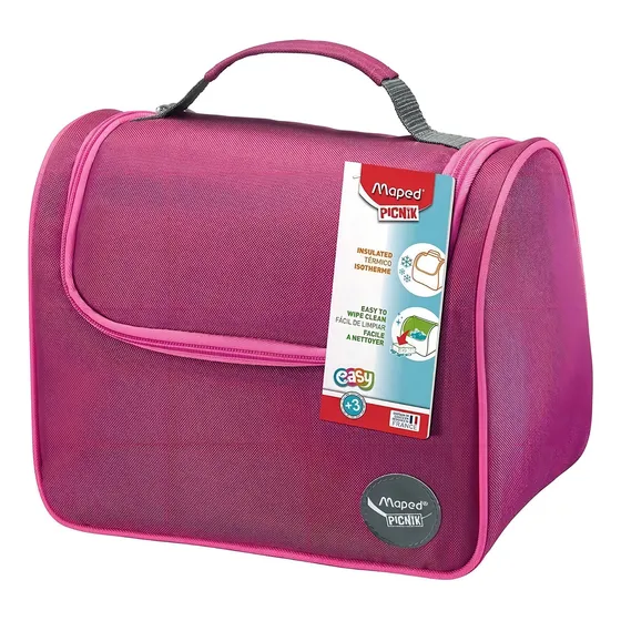 Lunchera Termica Escolar Origins Kids Picnik Maped Color Violeta