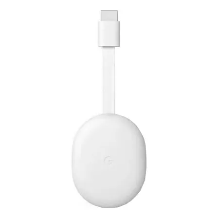 Google Chromecast 4k Chromecast with Google TV GA01919-US de voz 4.ª generación 4K 8GB nieve con 2GB de memoria RAM