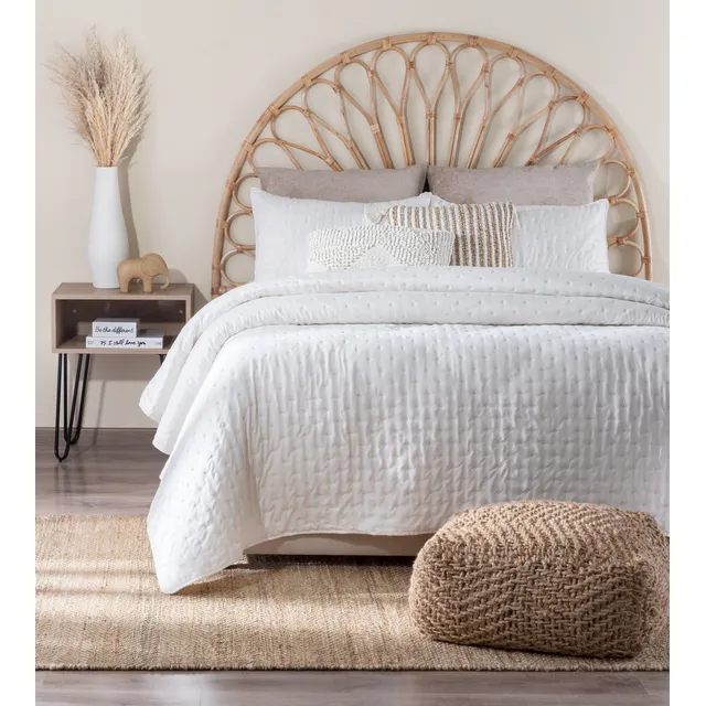 Cabecera Para Cama Matrimonial Y Queen Size Diseño Moderno Color Beige