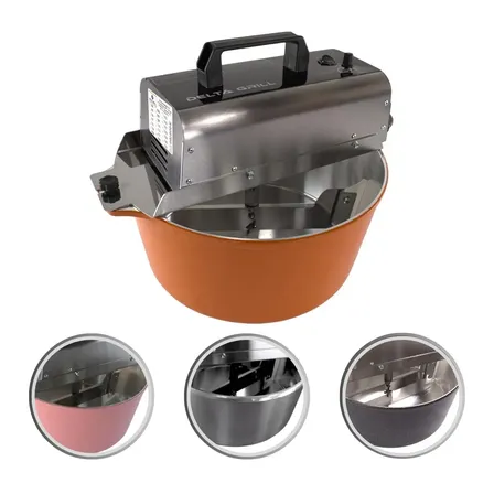 Panela Mexedora Elétrica Automática 10l Profissional Delta Laranja