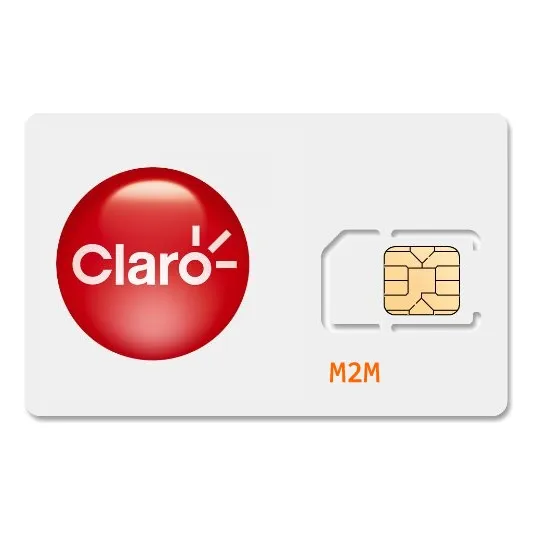 Chip M2m P/ Rastreador E Telemetria Claro 20mb -plano Mensal
