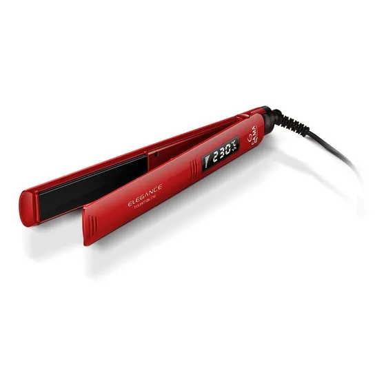 Planchita De Pelo Gama Elegance Digital Roja Js Ltda