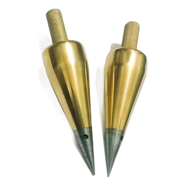 Plomadas Topografia Bronce Y Acero De16onz Y Jalones De 2mts