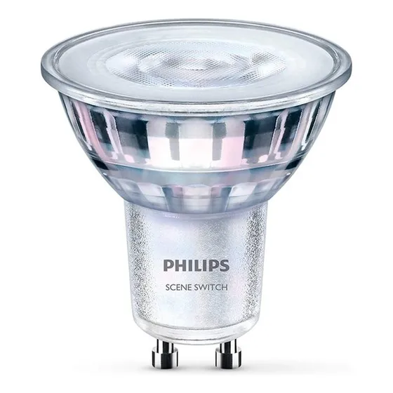 Lampara Dicroica  Led  Gu-10 5w Philips Scense Switch Calida