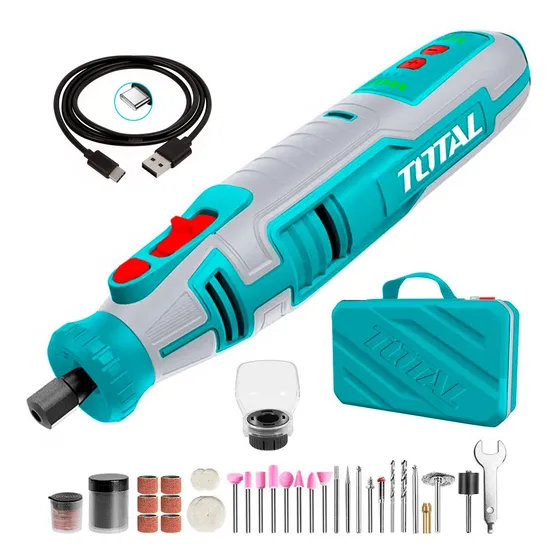Minitorno Grinder 8v Total Inalámbrico 67 Pzs Usb Tipo C