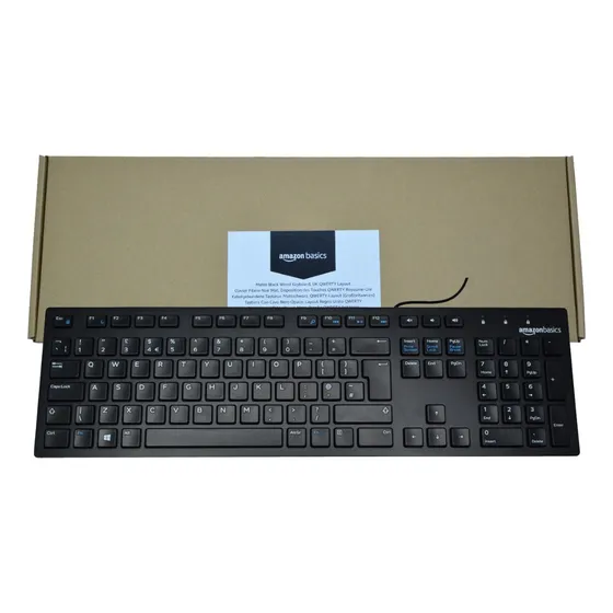 Teclado Amazon Basic Usb  Pc / Laptop 