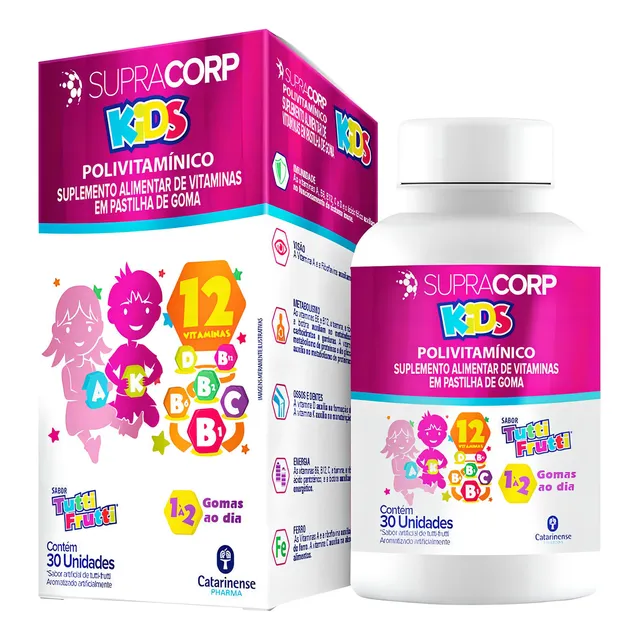 Supracorp Polivitaminico Kids Gummies 30 Gomas