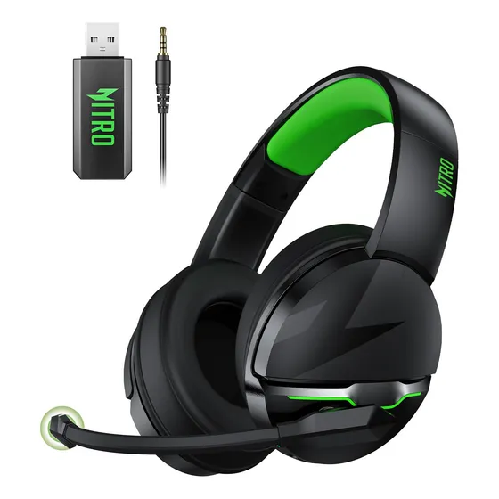 Fone De Ouvido Sem Fio Para Jogos Acer Flex 2,4 Ghz Com Bate