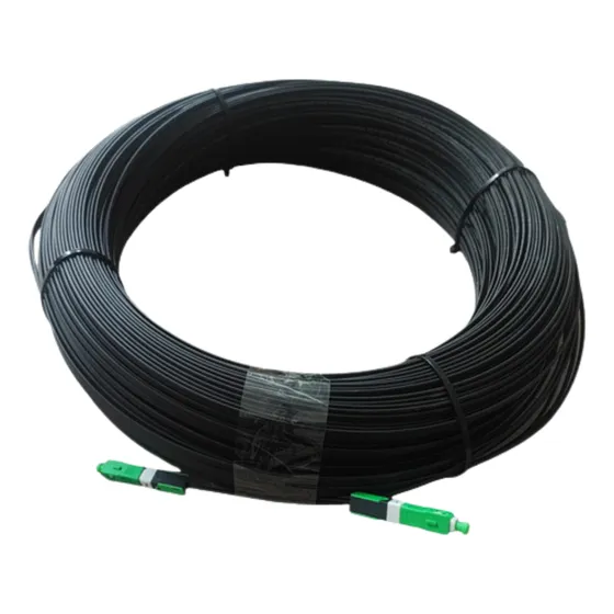 200m Cabo Fibra Óptica Mini Drop Flat 01fo Conectores Sc/apc