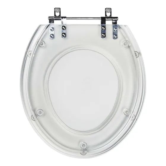 Tampa De Vaso Acrilico Transparente Para Vaso Oval Hervy Cor Cristal