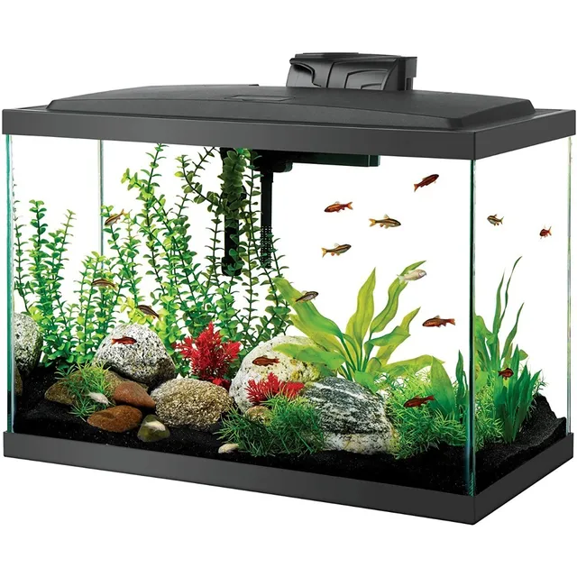 Acuario Led Aqueon Agua Dulce 10 Gal Kit Completo