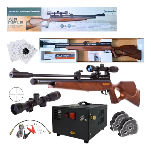 Rifle Aire Pcp Beeman Commander .22 (5.5mm) Compresor Xchwsc