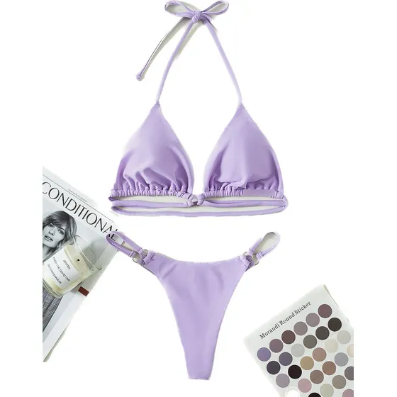 Bikini Colaless - Tanga- Traje De Baño 2 Piezas- Malla 
