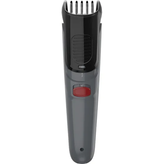Recortador De Barba Remington Recargable, Negro Mb08a Color Plateado