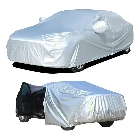 Funda Protector Cubierta para Coche Auto Sedan 4.9m Anti-polvo Impermeable All Might AM-C1