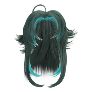 Peluca Corta Para Cosplay De Doble Color Azul Y Verde Modelo Peluca Corta Para Cosplay De Doble Color Azul Y Verde Modelo