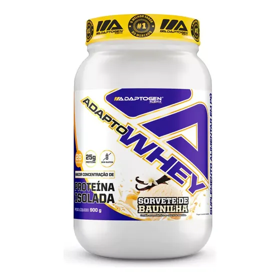 Adapto Whey 3w 900g 25g De Proteína (28 Doses) - Adaptogen