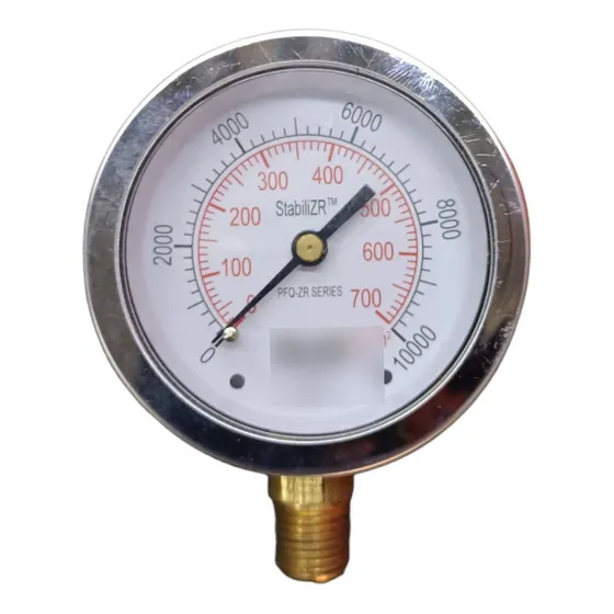 Manómetro Winters 0-10000psi, 0-700kg/cm2 Conexión 1/4 