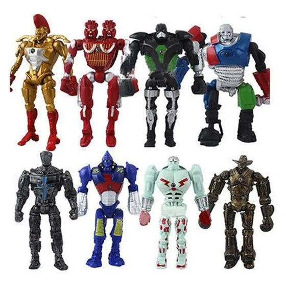Figuras De Gigantes De Acero X 8 Unidades Figuras De Acción