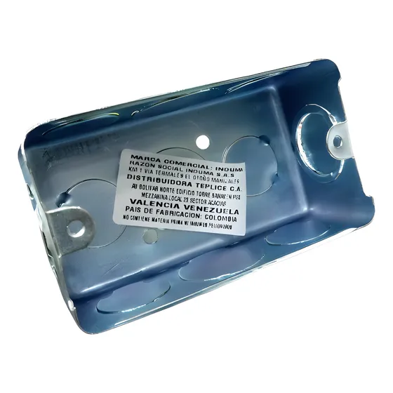 Cajetin  Electrica 2 X 4 Zin Calibre 26