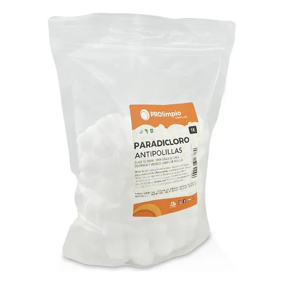Paradicloro Bolitas Anti Polillas 1 Kilo - Prolimpio