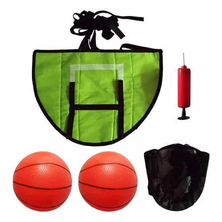 Mini Aro De Baloncesto Para Accesorio De Con 2 Bolas