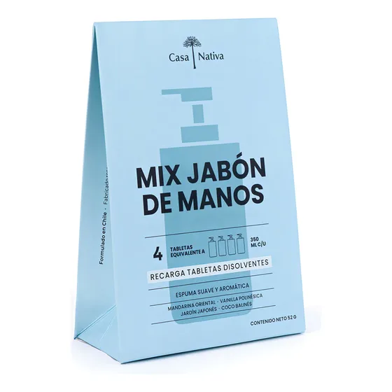 Recargas Jabón Espuma Mix Aromas Casa Nativa