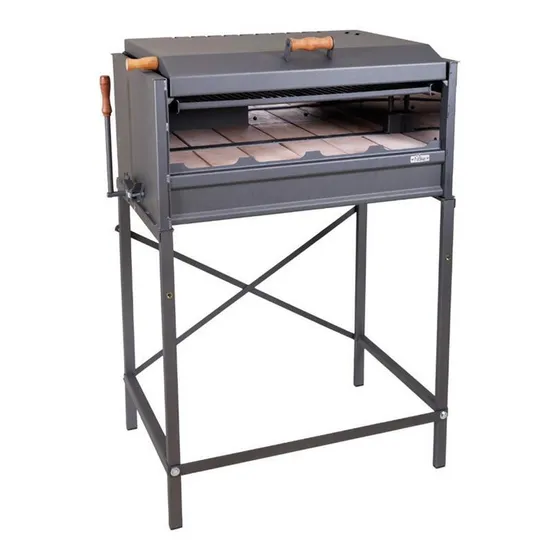 Parrilla móvil Ñuke Pacífico 84cm de ancho 1.18m de alto 56cm de profundidad