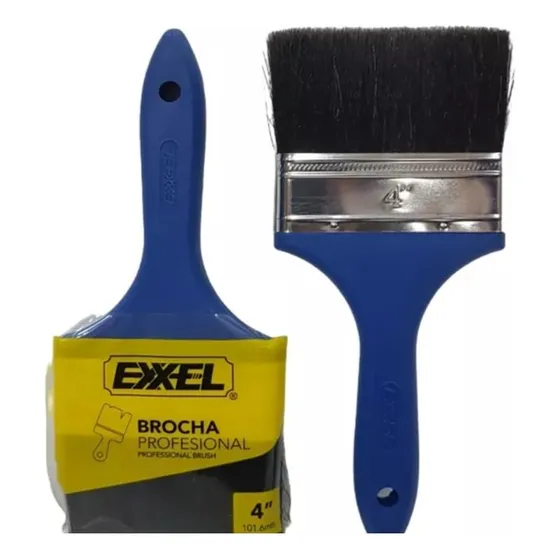 Brocha 4 Pulgadas Marca Exxel (pack 2)