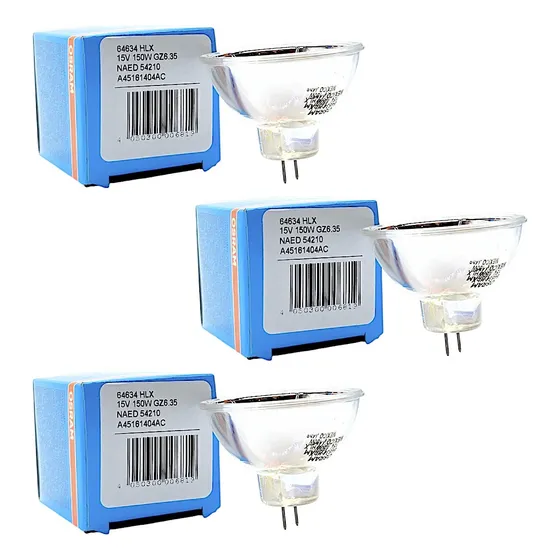 Foco Hlx 64634 15v 150w Mr16 Halogeno Gz6.35 Osram 3pz