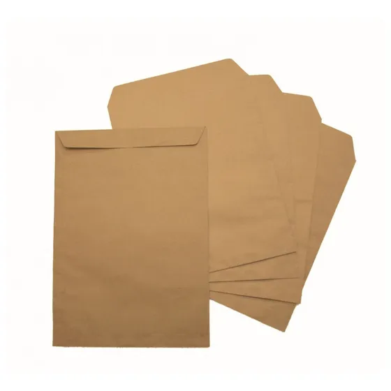 Sobres Manila A4 Carta 24 X 30 Cm Papel Madera Paq X 50 U