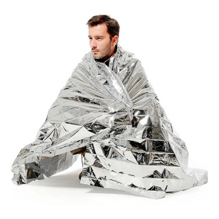 Saco De Emergencia Termico De 2.08 X 1.32 M Resistente ! Saco De Emergencia Termico De 2.08 X 1.32 M Resistente !