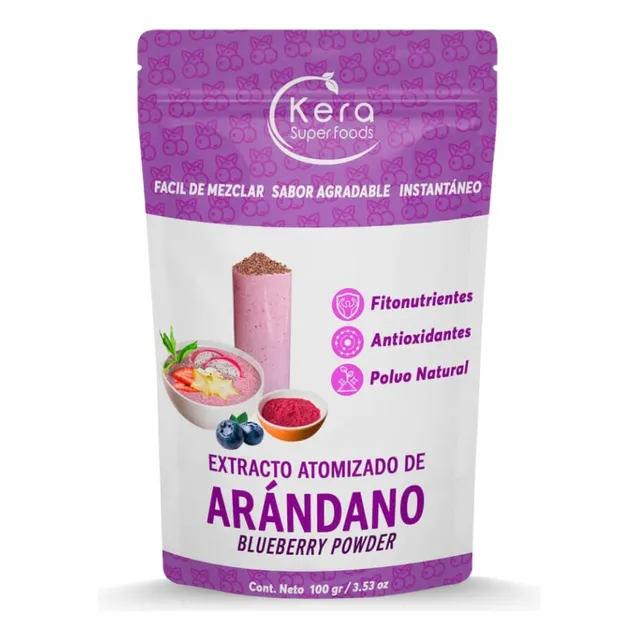 Arandano En Polvo Atomizado 100g - Kera Superfoods
