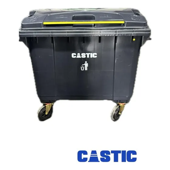 Contenedor De Basura Con Ruedas 660l Carro Castic